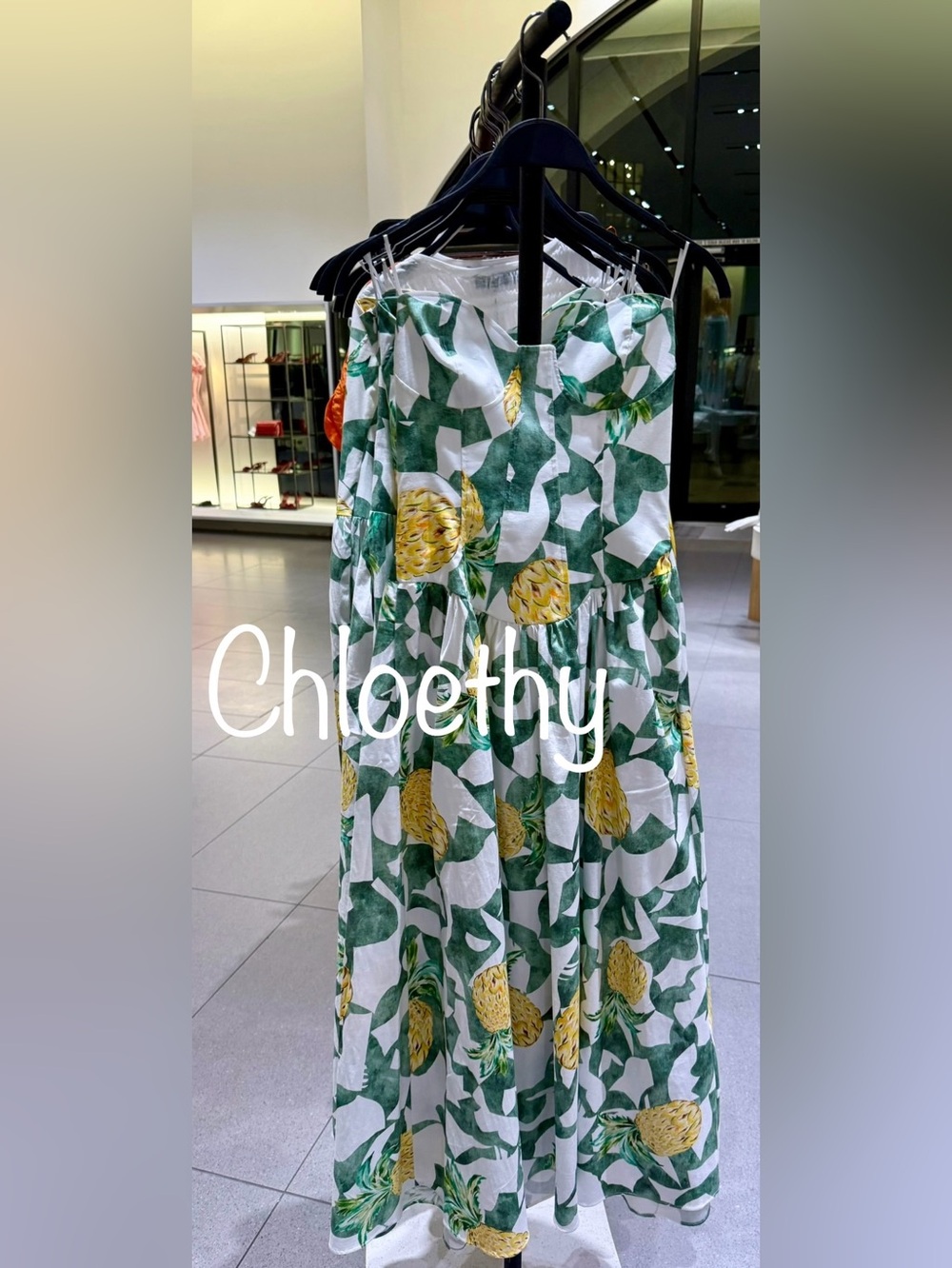 Zara FRUIT PRINT BUSTIER POPLIN DRESS - Picture 4 of 11